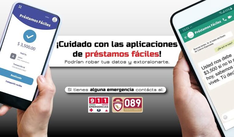 Alertan de aplicaciones fraudulentas de préstamos inmediatos