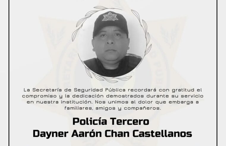 Policía muere por causas naturales y otro permanece intubado tras ser atropellado