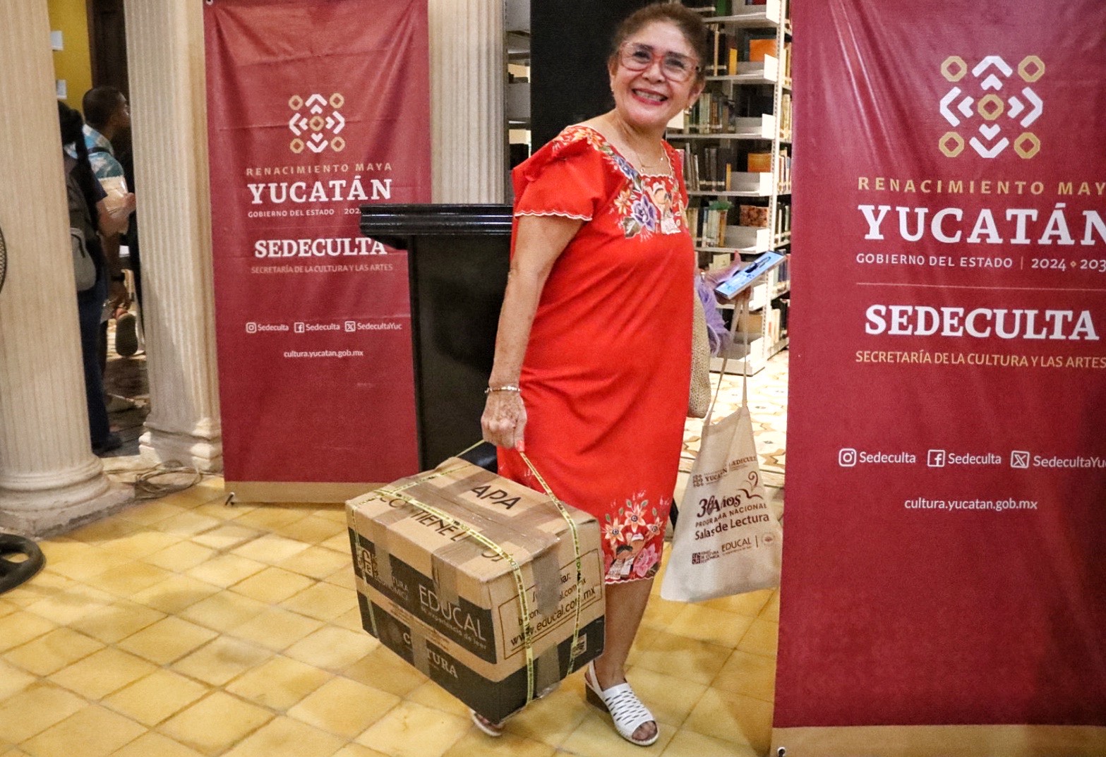 Más de 6,500 libros llegan a mediadores de lectura en Yucatán