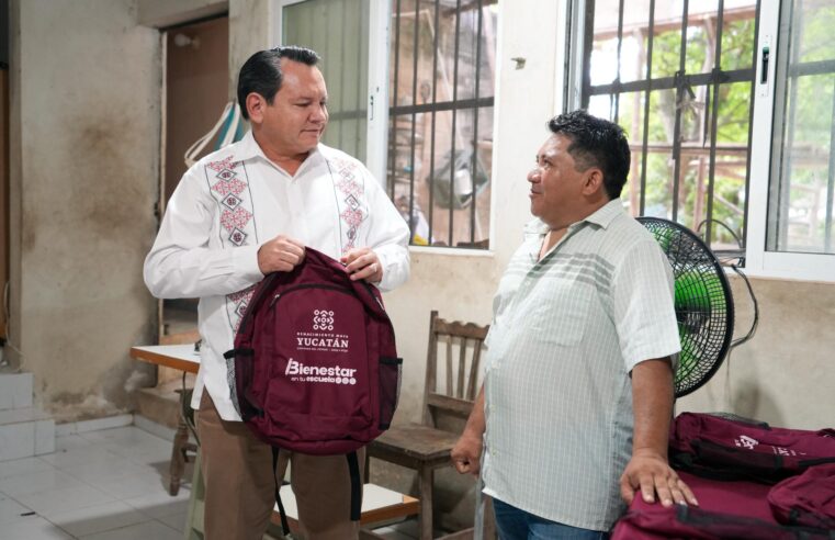 Bienestar en tu Escuela” genera empleo en comunidades yucatecas