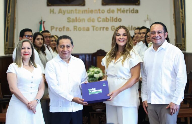 Un año de trabajo, servicio… Una nueva forma de gobernar en Mérida: Cecilia Patrón