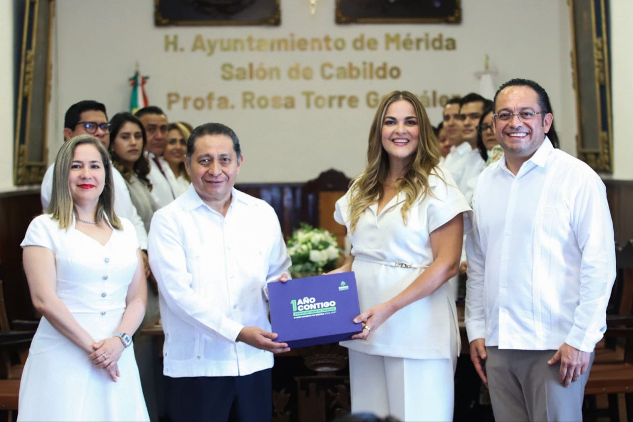 Un año de trabajo, servicio… Una nueva forma de gobernar en Mérida: Cecilia Patrón