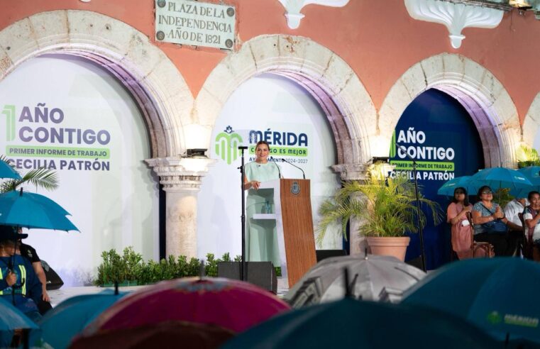 En Mérida sabemos gobernar y dar resultados de la mano de la gente: Cecilia Patrón