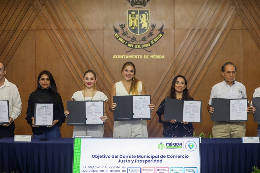 Mérida es la primera en México en recibir el distintivo “Ciudad por el Comercio Justo”