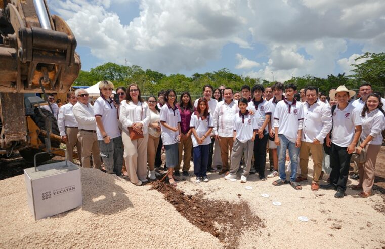 Díaz Mena pone en marcha la construcción del CBTIS No. 305 en Ciudad Caucel