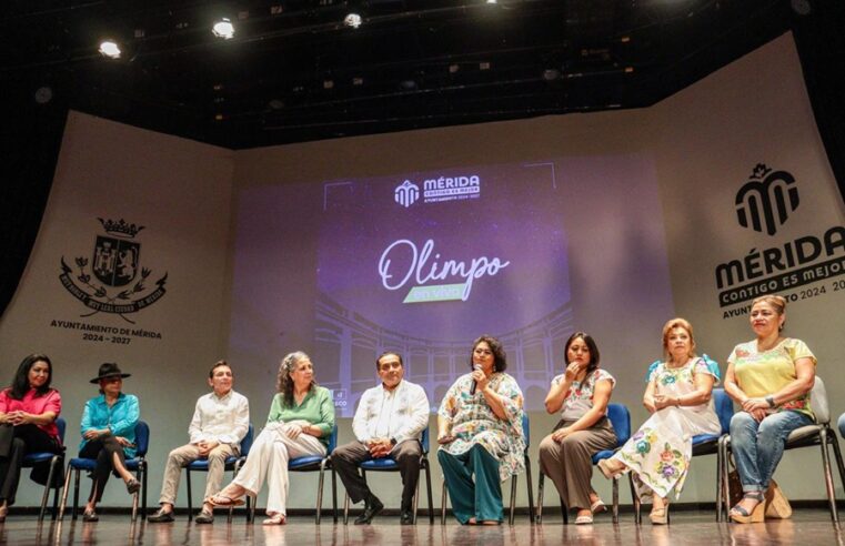Ayuntamiento de Mérida presenta el nuevo programa cultural “Olimpo en vivo”