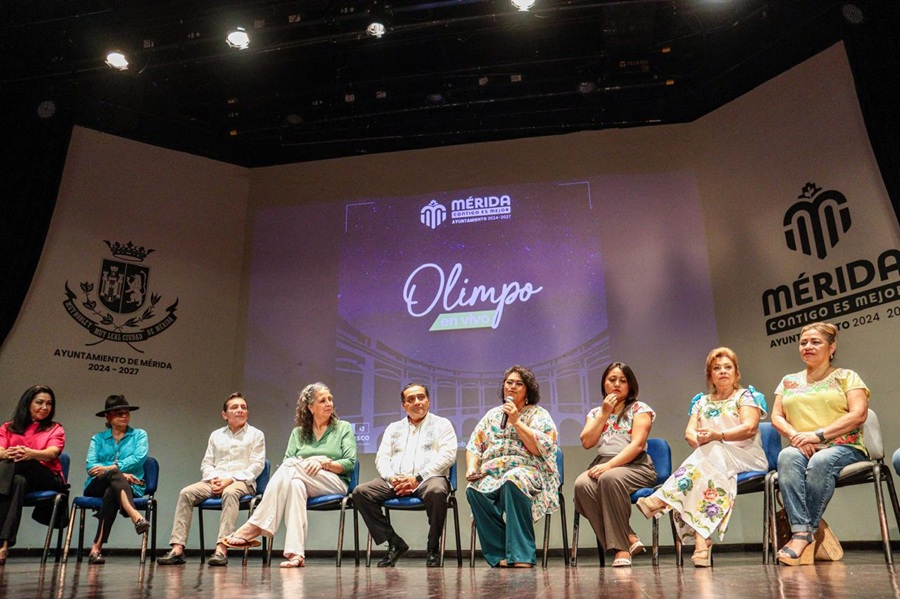 Ayuntamiento de Mérida presenta el nuevo programa cultural “Olimpo en vivo”