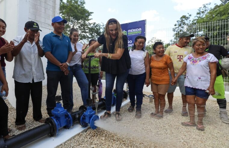 Entrega Cecilia Patrón nueva infraestructura y espacios públicos a comisarías de Mérida