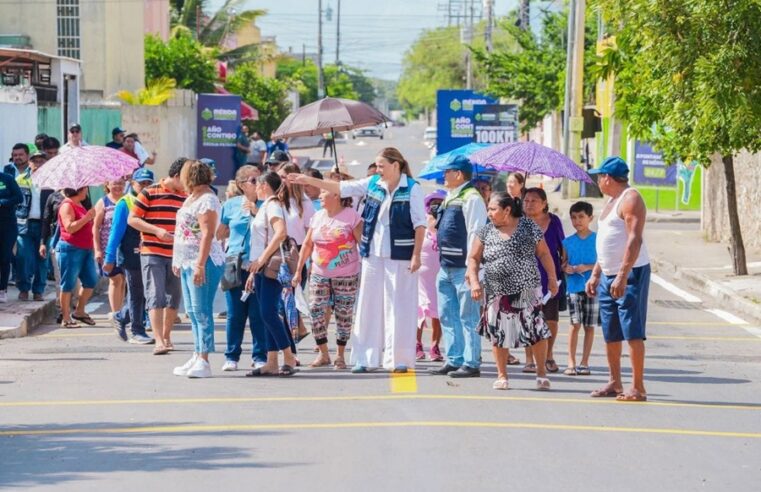 Suma Cecilia Patrón más de 100 kilómetros de calles nuevas entregadas a la gente