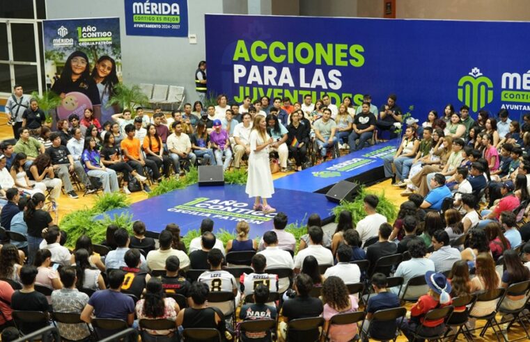 Presenta Cecilia Patrón acciones a favor de las juventudes meridanas
