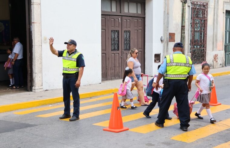 Policía de Mérida reanuda el ‘Operativo ‘Regreso a Clase Seguro’