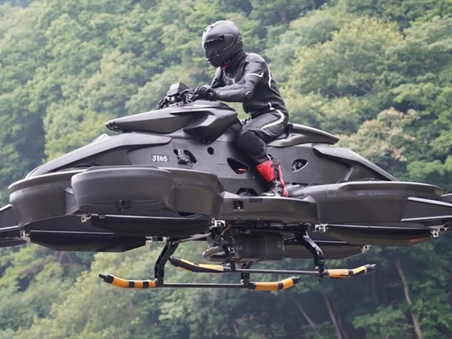 Moto voladora causa sensación, pero cuesta un ojo de la cara