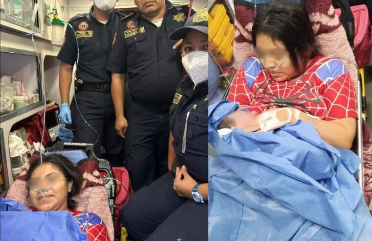 Paramédicos de la SSP atienden parto durante traslado de emergencia