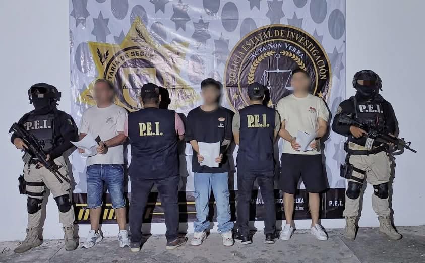 Detienen a tres cubanos por millonarios robos en predios de Merida