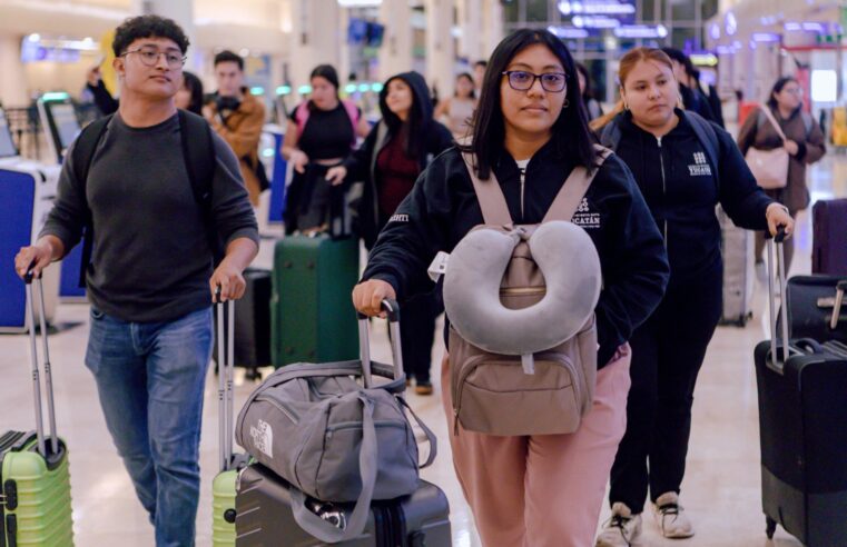 Yucatán cumple la meta de 100 becas de Movilidad Internacional 2025