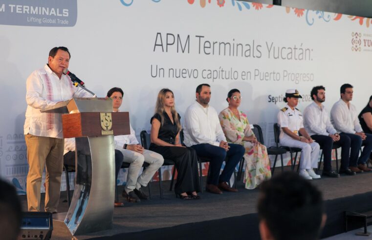 Inicia transformación de Puerto Progreso en un centro logístico internacional 