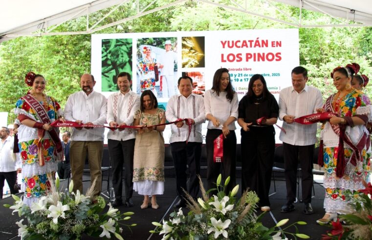 Yucatán lleva su cultura, gastronomía y tradición a Los Pinos