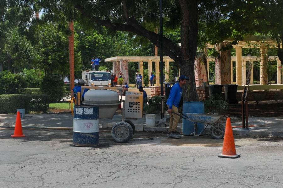 El Ayuntamiento trabaja para garantizar orden y condiciones seguras en el Parque de las Américas