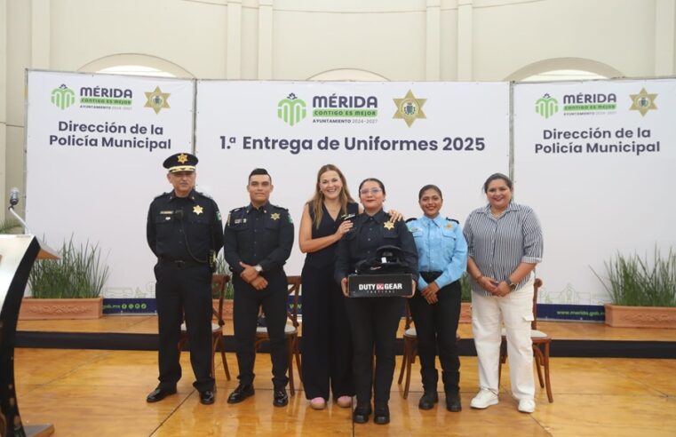 Cuidar a quienes nos cuidan es una forma de garantizar la seguridad en Mérida: Cecilia Patrón