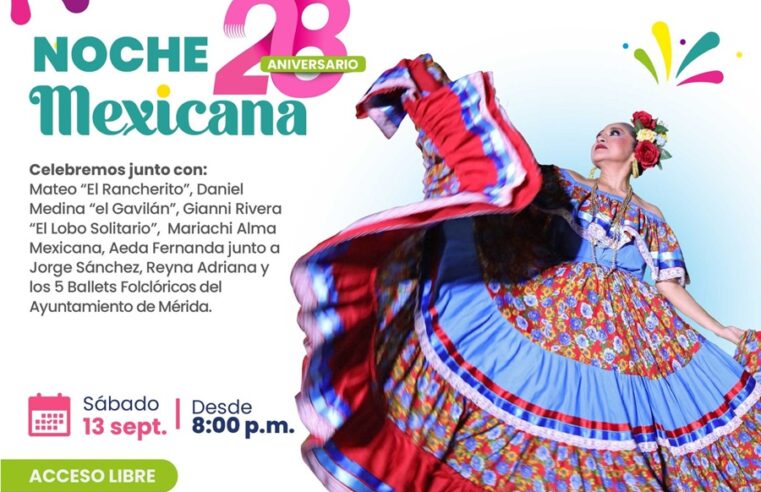 La Noche Mexicana celebra 28 años de promover el folclor regional y la identidad cultural