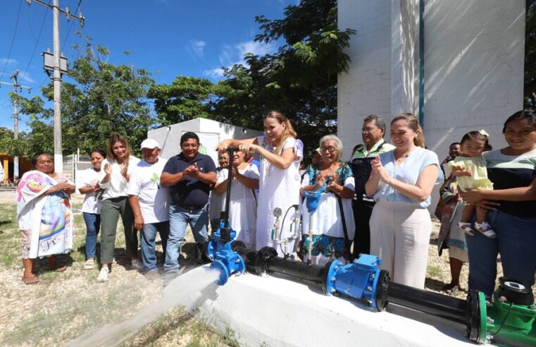 Hacemos justicia por las comisarías con mejoras al servicio de agua: Cecilia Patrón