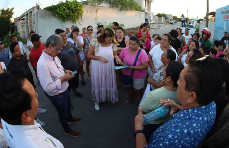 En tiempo real, Cecilia Patrón responde a gestiones en las calles de Mérida