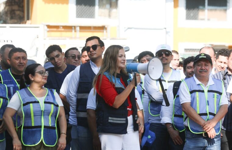 Todo el Ayuntamiento a las calles para atender el bacheo en Mérida: Cecilia Patrón