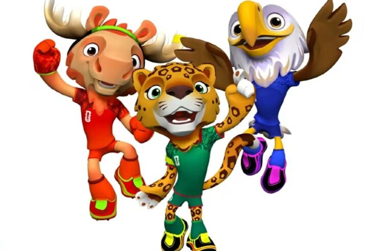 Ellos son Maple, Zayu y Clutch, las mascotas del Mundial 2026