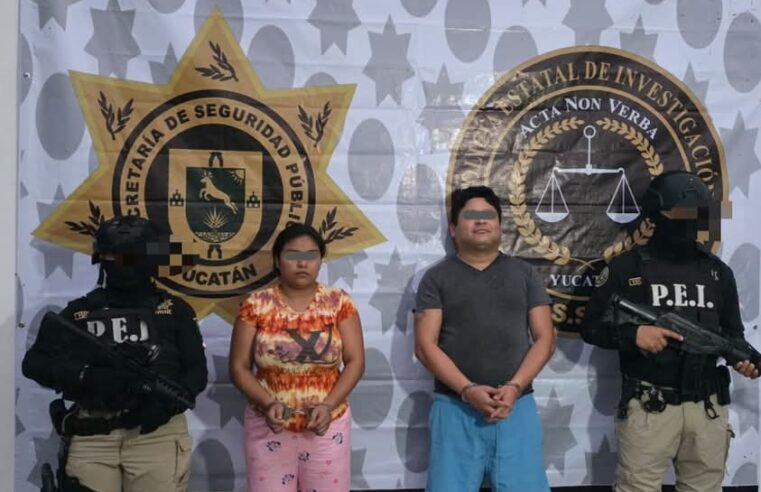 Cateo antinarcóticos en Mérida y Kanasin deja una pareja detenida y droga asegurada