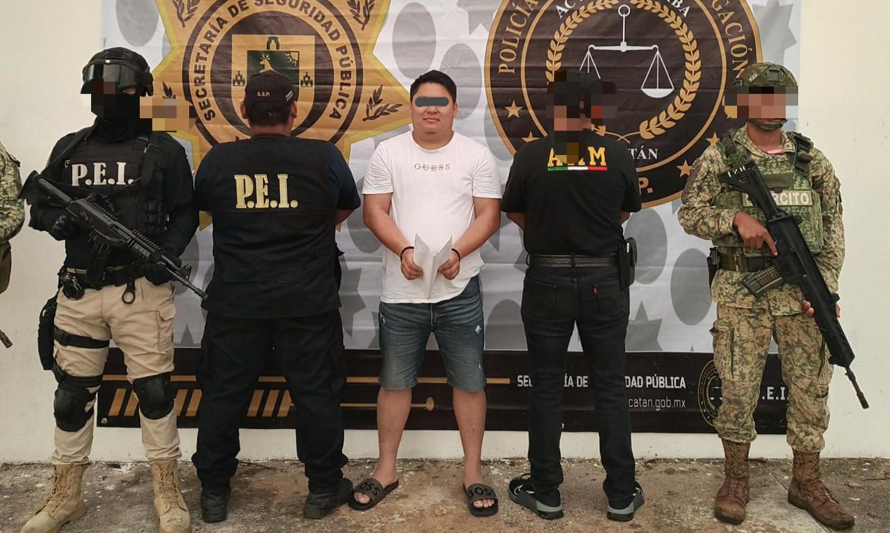 Detienen Yucatán a «El fresa”, líder del Cártel del Pacífico