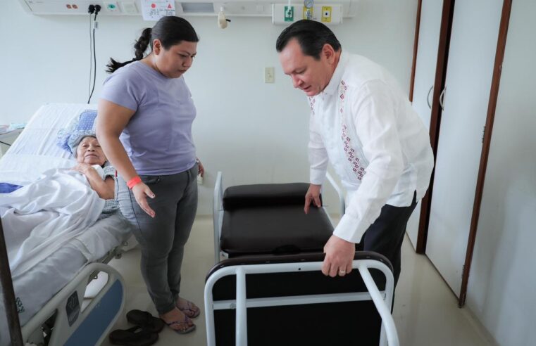 Con más sillas-cama, dignifican estancia de familiares en hospitales de Yucatán