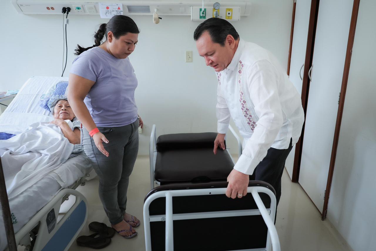 Con más sillas-cama, dignifican estancia de familiares en hospitales de Yucatán