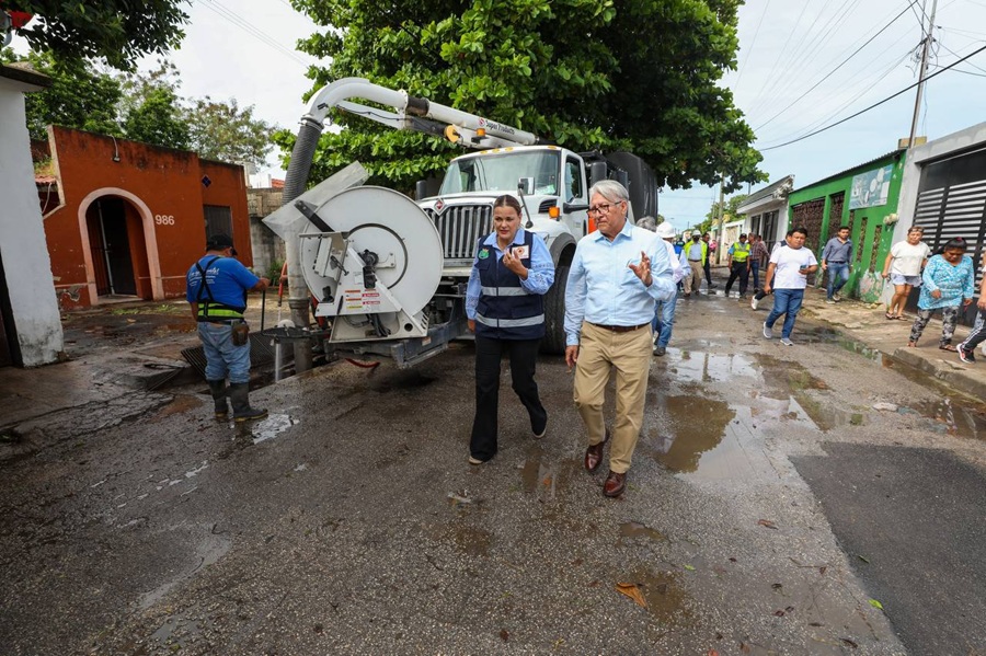 Cecilia Patrón intensifica servicios en zonas afectadas por las lluvias