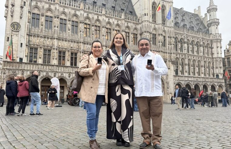 Encuentro de meridanos en Bruselas: Cecilia Patrón se reúne con yucatecos radicados en Bélgica