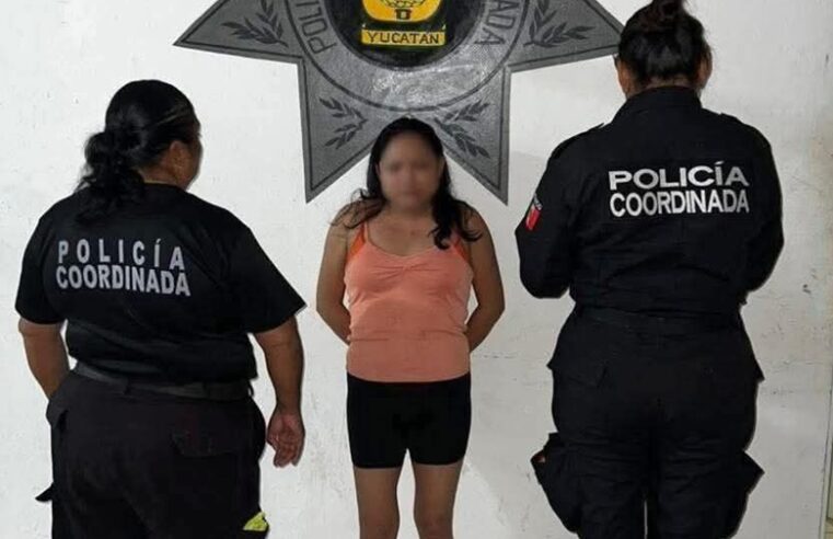 La detienen por filetear a su marido en Yucatán