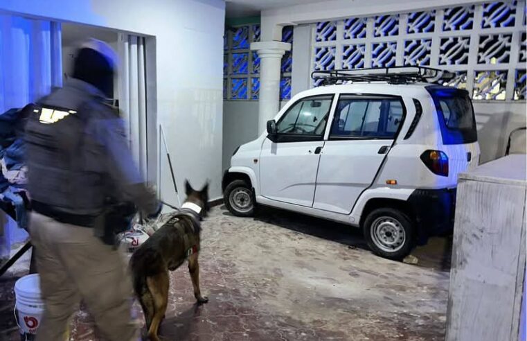 Cateo antinarcóticos en el Fracc del Parque; hallan droga y libreta de clientes