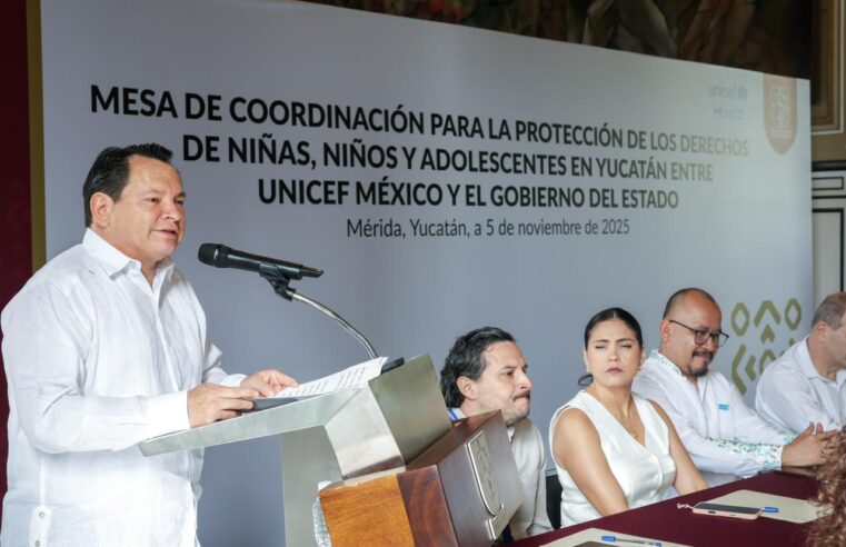 Yucatán y Unicef fortalecen protección de infancias