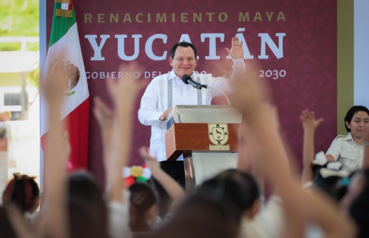 Huacho Díaz cumple compromiso en primaria de Mérida 
