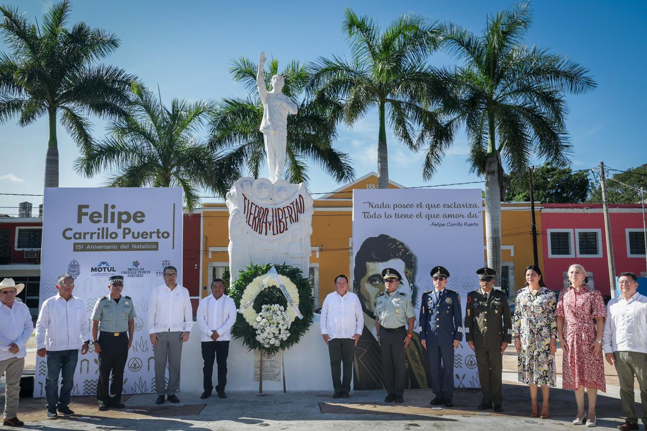Legado de Felipe Carrillo Puerto inspira políticas de inclusión en Yucatán 