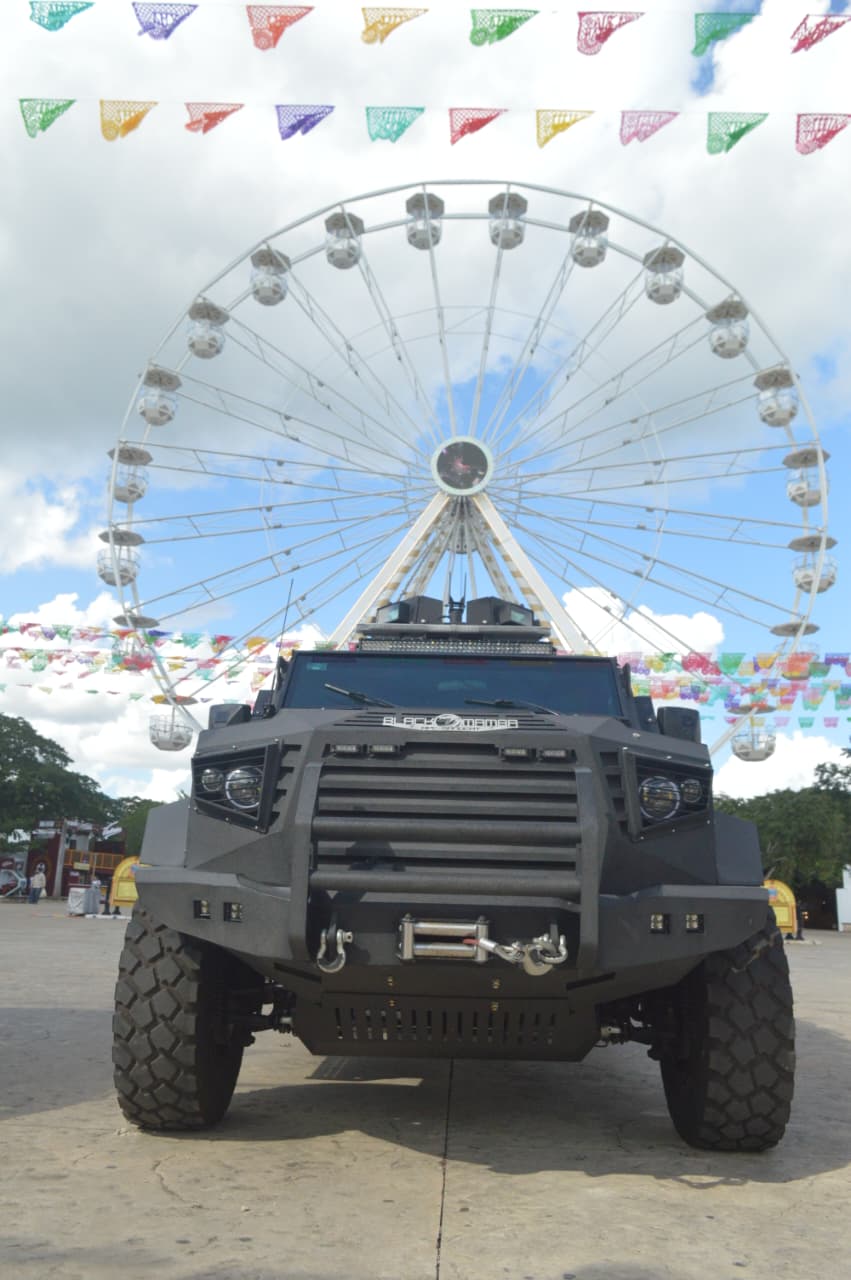 Alcoholímetros, drones y una moderna unidad móvil de videovigilancia, las «armas» de la SSP para la Feria de Xmatkuil 2025