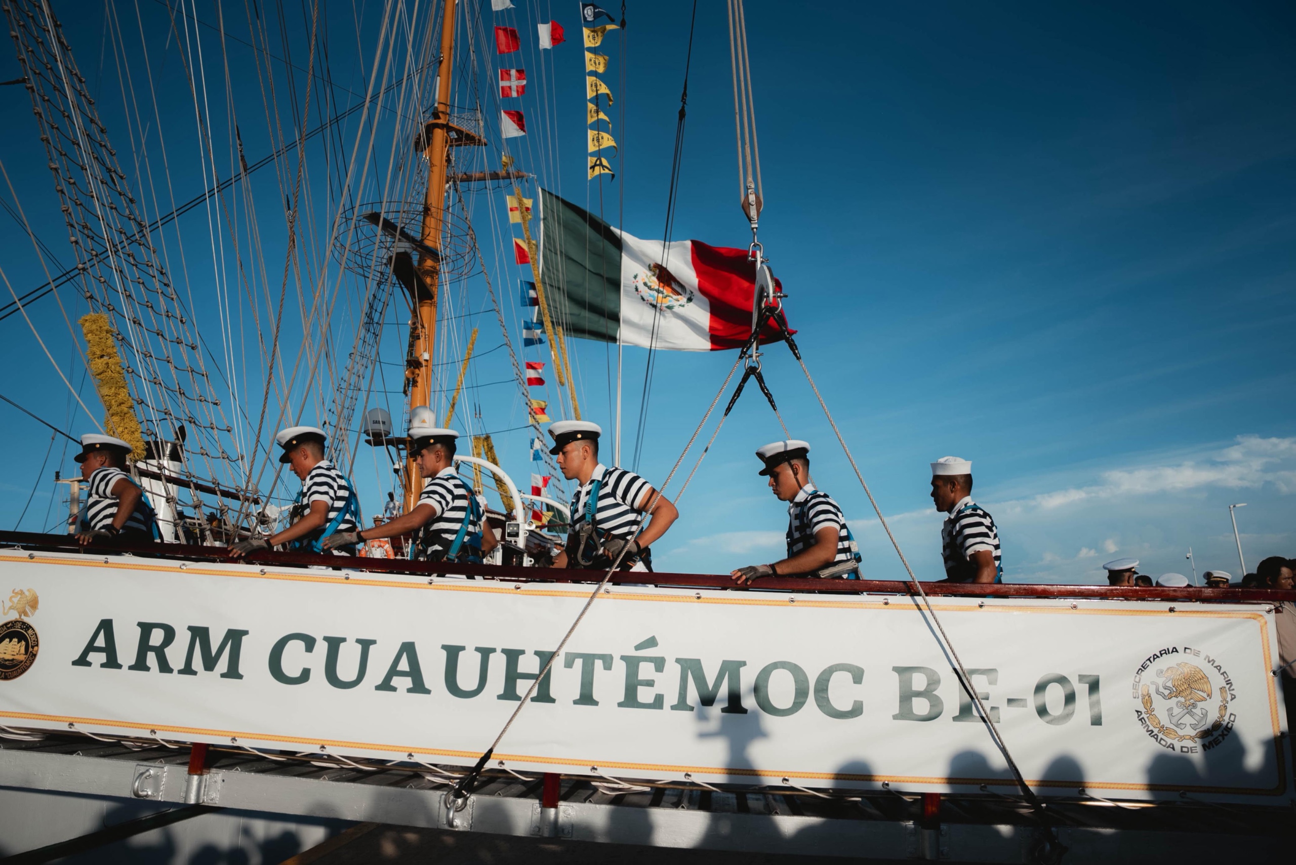 Yucatán recibe al Buque Escuela Velero “Cuauhtémoc”