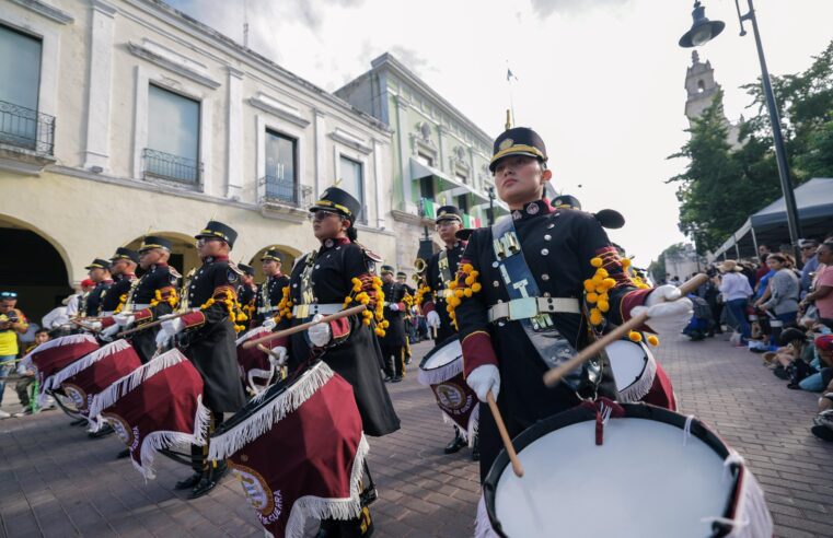 Encabeza el gobernador homenaje cívico y desfile del 115 aniversario de la Revolución 