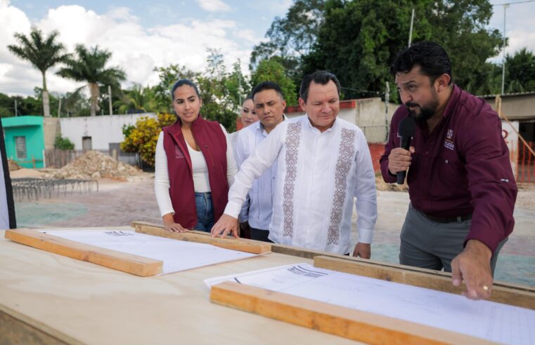 Díaz Mena supervisa obras en Panabá y anuncia nuevas inversiones