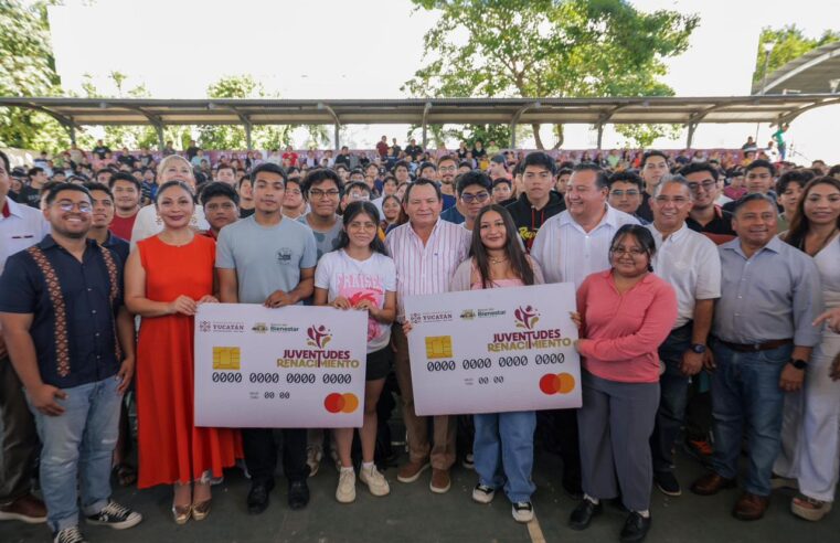 Inicia entrega de tarjetas Felipe Carrillo Puerto para estudiantes del Tecnológico de Mérida