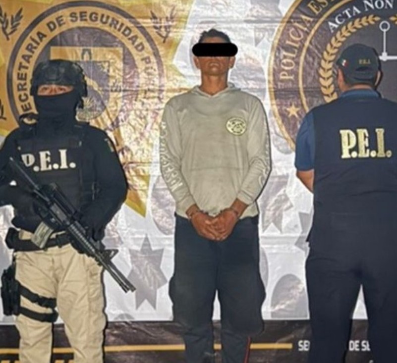 Capturan a campechano homicida tras seis días de búsqueda en montes de Progreso