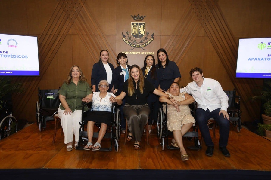 Cecilia Patrón y el Voluntariado de Mérida mejoran la vida personas con discapacidad