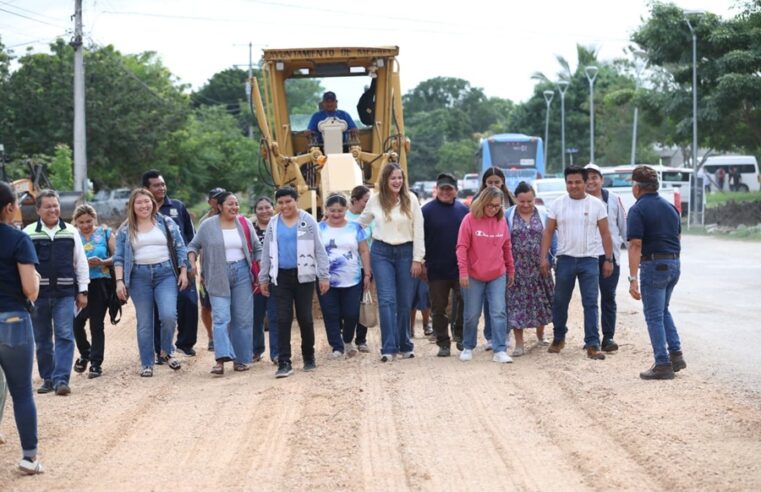 De sur a norte hacemos más calles que mejoran la vida de los meridanos: Cecilia Patrón