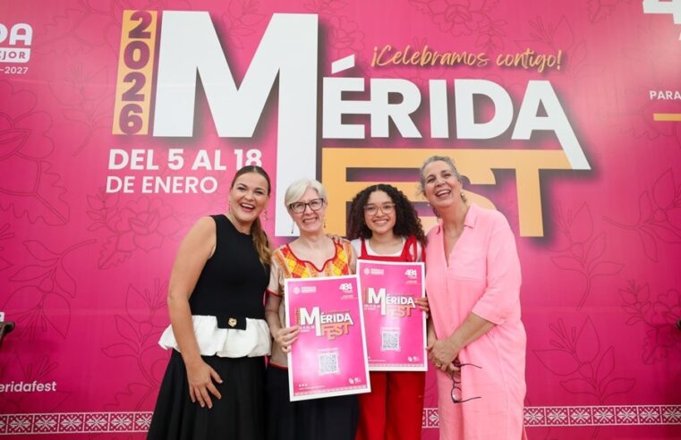 El Mérida Fest 2026 celebrará 484 años de la ciudad con arte, cultura y color en cada calle