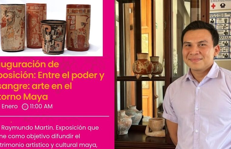 Llega al Olimpo ‘Entre el Poder y la Sangre: arte en el entorno maya’, de Raymundo Martín