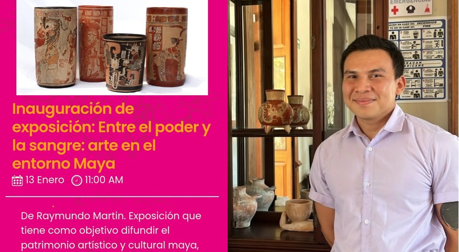 Llega al Olimpo ‘Entre el Poder y la Sangre: arte en el entorno maya’, de Raymundo Martín